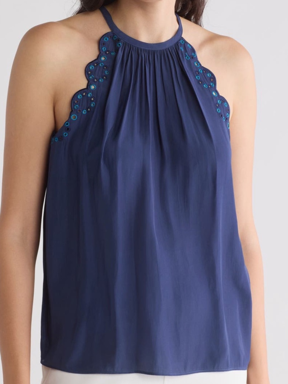 Ramy Brook Calla Eyelet Tank